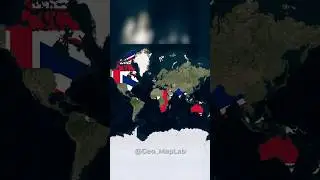 Rise of the British Empire #history #geography #shorts