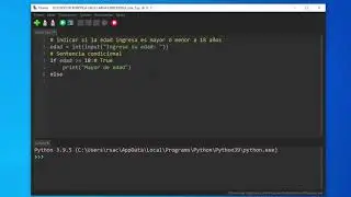 Bifurcación if else en Python