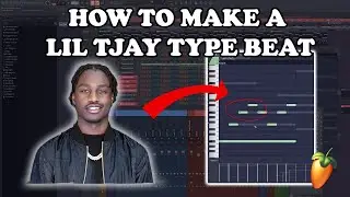 HOW TO MAKE A LIL TJAY | DARK MELODIC BEAT #FLSTUDIO21
