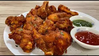 Desi Style Crispy Fry Chicken  - Masala Fry Chicken
