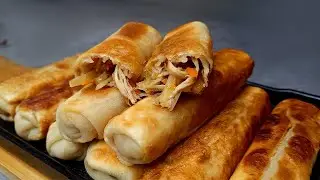 Chicken Vegetable Roll Recipe | Crispy & Delicious Snack Idea