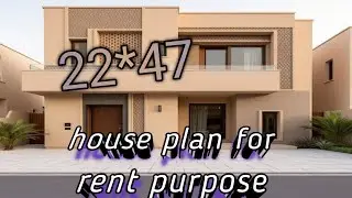 22*47  East and north facing house plan 