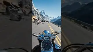 Motorcycle Crash on Mountain Road | POV High-Speed Accident #capcut