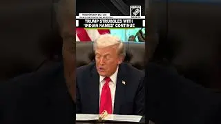 US President Donald Trump struggles while pronouncing Indian names at Diwali event in Oval Office
