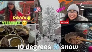 -10 degrees ❄️ snow हिउँमा रमाइलो गर्दै ❄️ A Day in Nepali Girl🇳🇵🇺🇸 ✨#nepalivlog #aestheticvlog