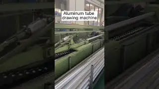 Aluminum tube drawing machine #machine #metal #drawingmachine #aluminum