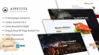 Appetite - Restaurant / Food Service Joomla Template | Themeforest Website Templates and Themes