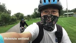 Cycling at Newmarket Tom Taylor trail