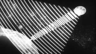 Radar for establishing contact with the moon  reflects rays back on the earth  fr...HD Stock Footage