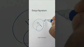 Durga Signature Design #signature @Satish.Calligraphy
