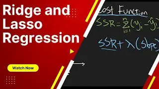 Ridge and Lasso Regression (Regularization Technique) with Math Intuition