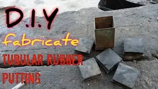 D.I.Y/fabricate tubular rubber putting bushing