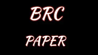 BRC PAPER 2024 |07|/01/2024