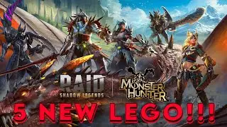 5 New Legendary Champion! How to Get Them? | Raid: Shadow Legends #RAIDxMonsterHunter