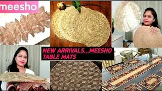 Meesho Table Place Mats🥰Amazing Dining table place mats, Round table place mats#sonifashiontales😍😍