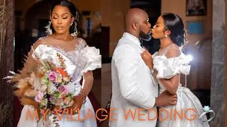 MY VILLAGE WEDDING| NO RECEPTION| NO BRIDESMAIDS/ NO GROOMS MEN| MY VOWS| A CHAOTIC WEDDDING MORNING