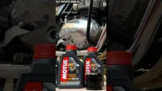 Royal Enfield 650 Engine Oil Change - Motul 7100 10W50