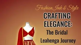 Royal Red & Gold Bridal Lehenga Design@fashionink&style