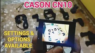 Cason CN10 Action Camera Important Geneal and Video Settings | EIS | Dual Battery | External Mic