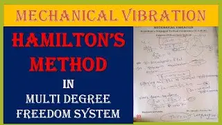 MV89 MDOF: Hamiltons Principal and Lagrangian Function to find frequency  with D Alemberts Principal