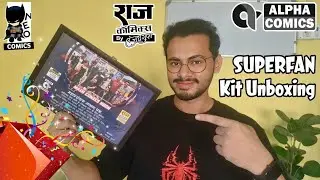 Unboxing SUPERFAN Kit from team Alpha Comics & RCSG | Kolkata Comic Con Special