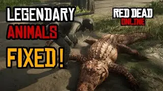 Legendary animal spawns FIXED with today's red dead online patch!