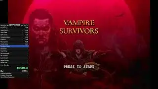 Vampire Survivors - All Stages Marathon - 1.5 - 25K Kills - Queen Sigma - 19:25.580 (WR)