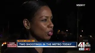 Shootings on both sides of the state line; no witnesses
