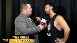 Закулисное интервью Тайсона Малрика на матче ACTION Wrestling против Бобби Флако.