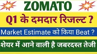 Zomato Q1 Results 2025  | Zomato Results Today | Zomato Share News Today | Eternal Share News Today