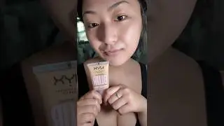 NYX Blur Tint Foundation Try-on #makeup #nyxcosmetics