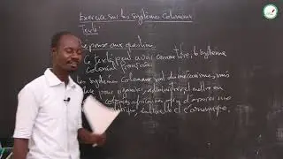 Exercices - Troisième - HG : Les systèmes coloniaux / M. Sarr