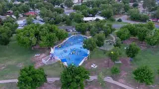 Carlsbad Beach Park Evening Footage/ Pecos River in Carlsbad NM~ Autel EVO Lite+ #carlsbadnm