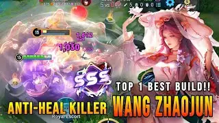 16.0 SSS!! Wang Zhaojun Anti-Heal Killer - Top 1 Best Build | Honor of Kings