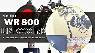 Unboxing WR 800 CONDENSER MICROPHONE (Made in India)for Singing Complete Setup| Rocky Pradeep Palan|