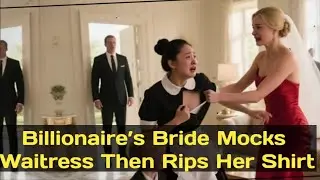 Billionaire’s Bride Mocked the Waitress — Then RIPPED Her Shirt Before He Walked In