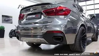 HAMANN by fostla.de - BMW X6 M50D in Black Chrome Wrapped & 22