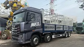 Xe tải howo max 4 ch&acirc;n 400hp chỉ 450 triệu th&ugrave;ng 9m7 tải 17T1 | xe tải howo 4 chan 