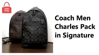 Coach Men Charles Pack in Signature 54787
