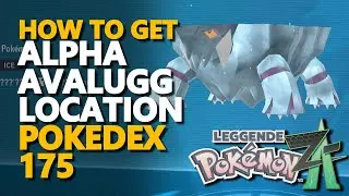 Alpha Avalugg Location Pokemon Legends Z-A Pokedex 175