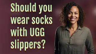 Should you wear socks with UGG slippers?