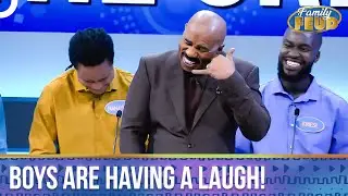 The Boys Are Here: The Crew | Family Feud