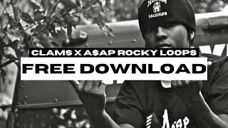 ROYALTY FREE CLAMS CASINO X A$AP ROCKY LOOP KIT/SAMPLE PACK 2025