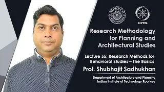 Lecture 55: Research Methods for Behavioral Studies &ndash; The Basics