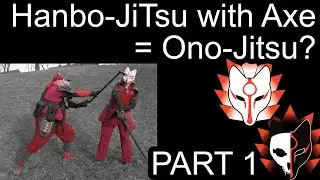 Viewer's request: Hanbo-JiTsu with axes (=Ono-Jutsu?), or defense with a special cane (PART 1)