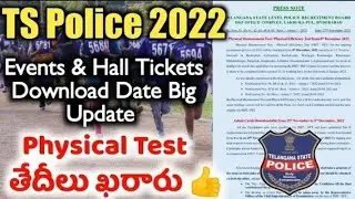 SI CONSTABLE  events hall ticket downloading update big breaking news