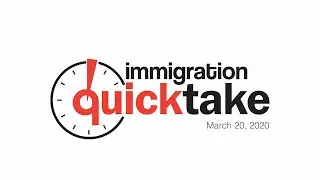 AILA Quicktake #283 - Actions USCIS Should Take During the COVID-19 Pandemic