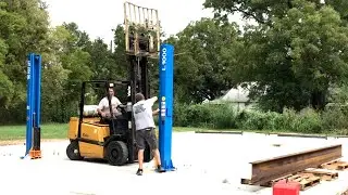 10,000lb 2 Post Lift Gantry Crane  - New Machines - Heavy Machine Dolly