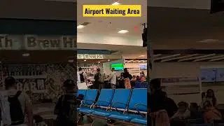Airport Waiting Area at Gate 💕 #shorts #caymanislands