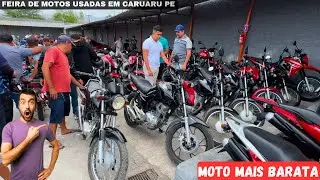 MOTO POPULAR BARATA | FEIRA DE MOTOS USADAS EM CARUARU PE